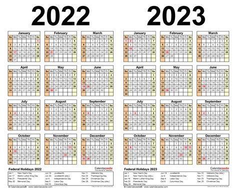 Elwyn Calendar 2022 2023